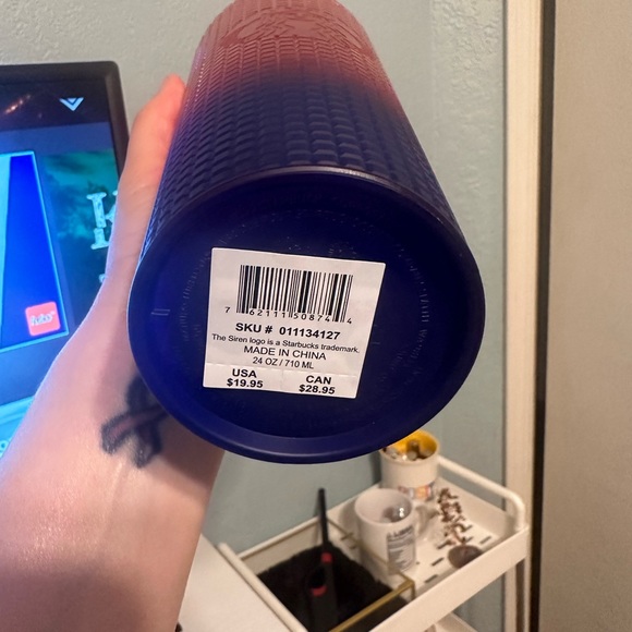 *NWT* Starbucks Watermelon Grid Tumbler - Picture 2 of 2